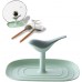 Multipurpose Pot Lid Drying Rack Spoon Rest Home Storage Tray	